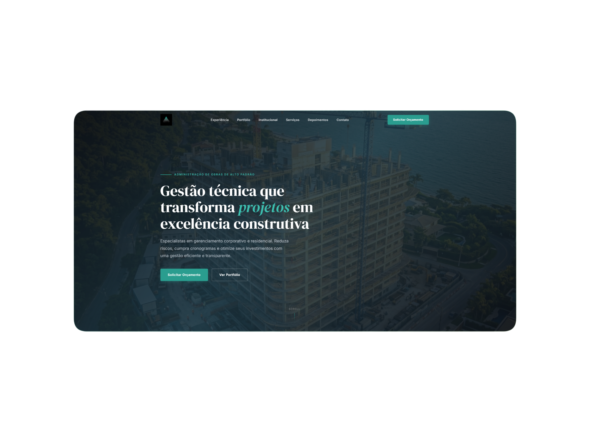 Site institucional - Narciso Fernandes